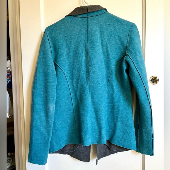 Eileen Fisher Wool Cardigan Jacket - Picture 2 of 3